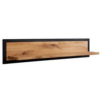 WANDREGAL Wildeiche 120x22x24 natur geölt VILLANDERS #116 - Naturfarben, Holz (120/24/22cm) - Massivmoebel24