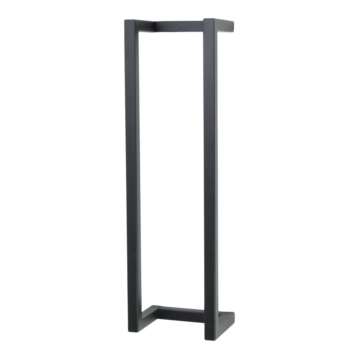 HANDTUCHSTÄNDER Fester Schwarz - Schwarz, Metall (20/67/15cm) - LOFT42