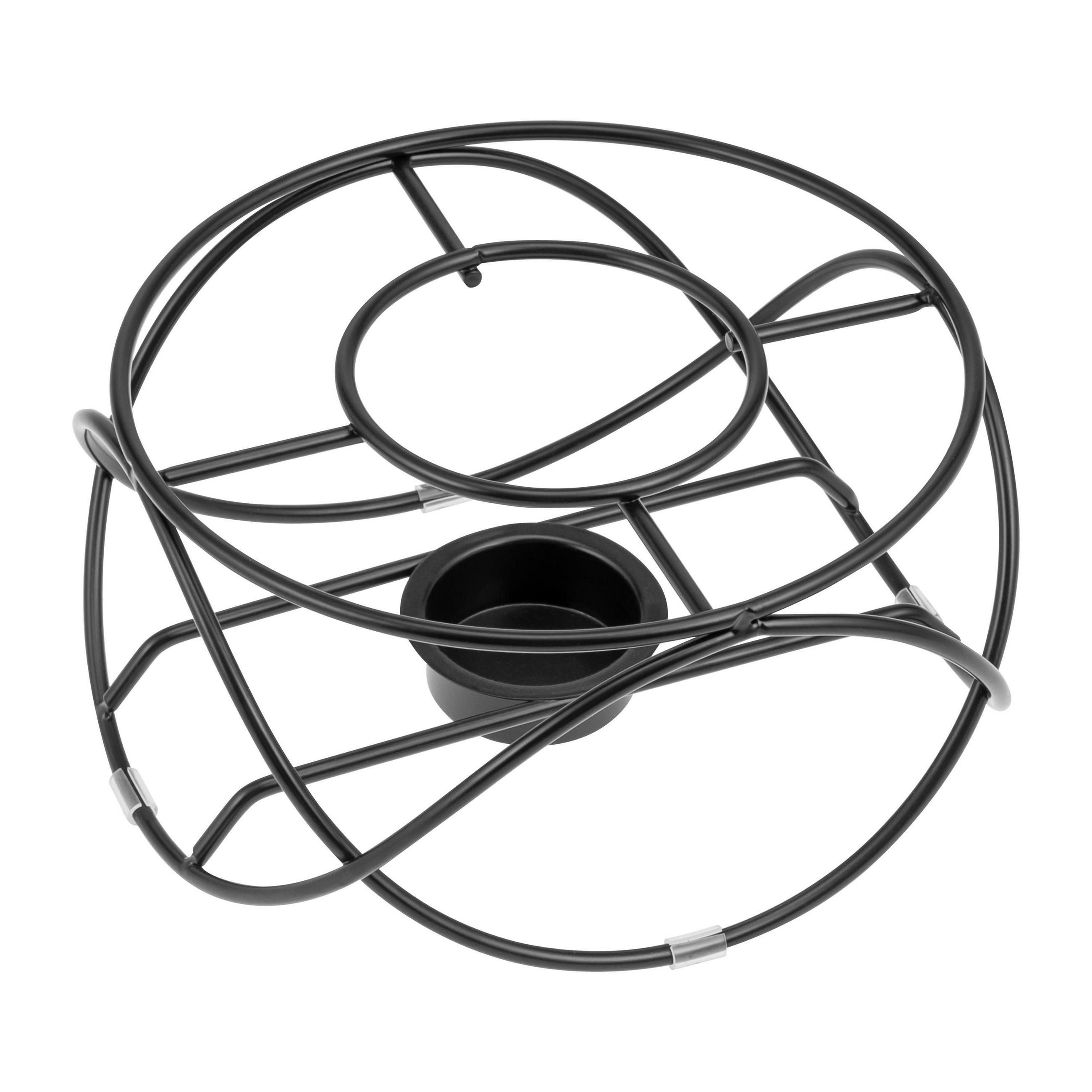 TEEWÄRMER, schwarz - Schwarz, Metall (16/8.5cm) - bremermann