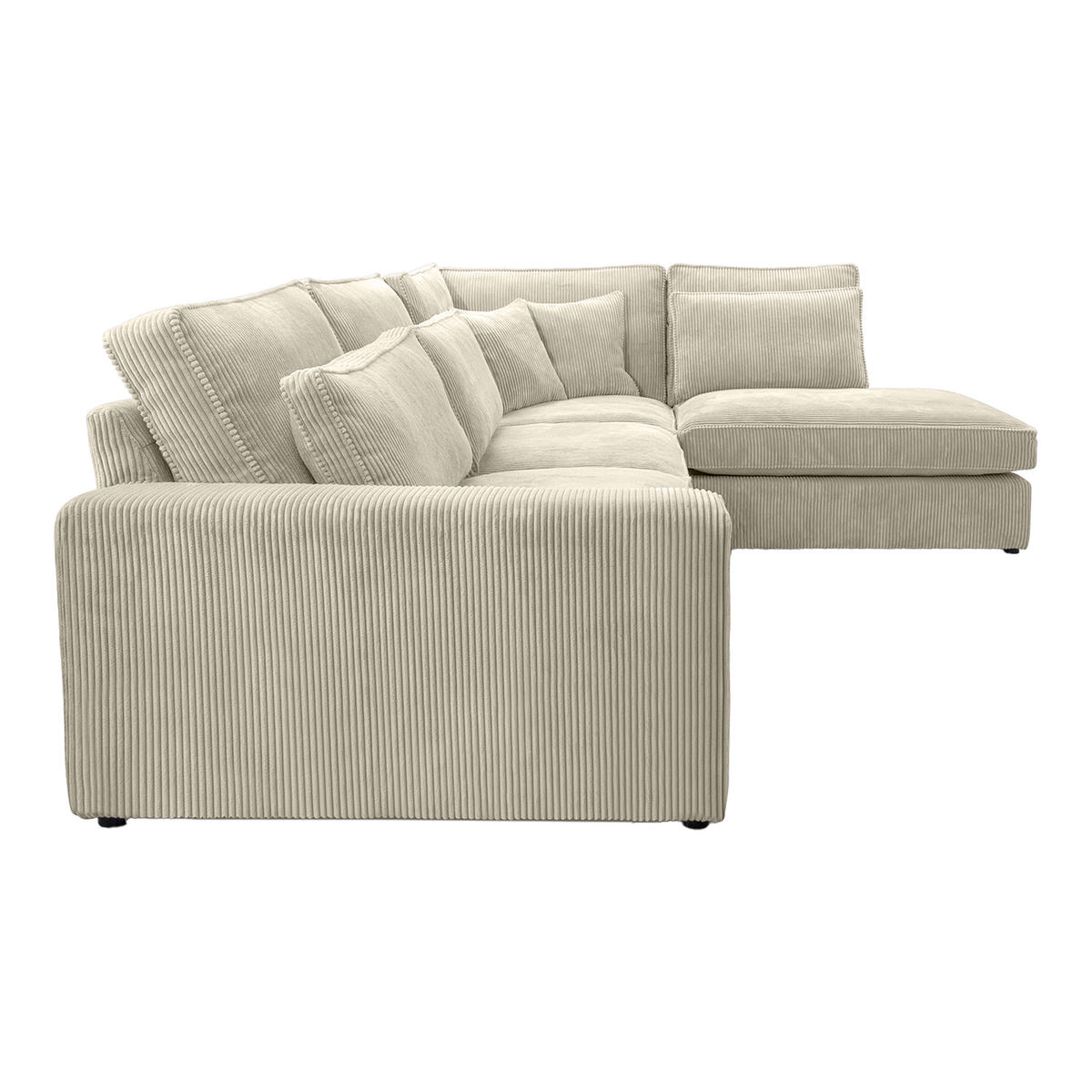 ECKSOFA CAMBO Ohne Schlaffunktion, Creme - Creme, Textil (314/224cm) - Fedve