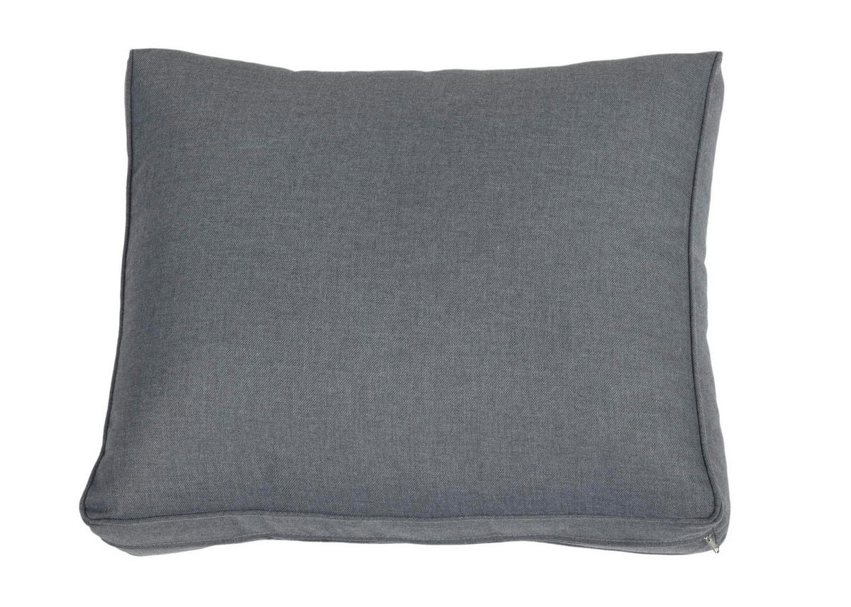 GARTENLOUNGESET Carmen 4-teilig Gartenmöbel - Grau, Kunststoff - DELUKE