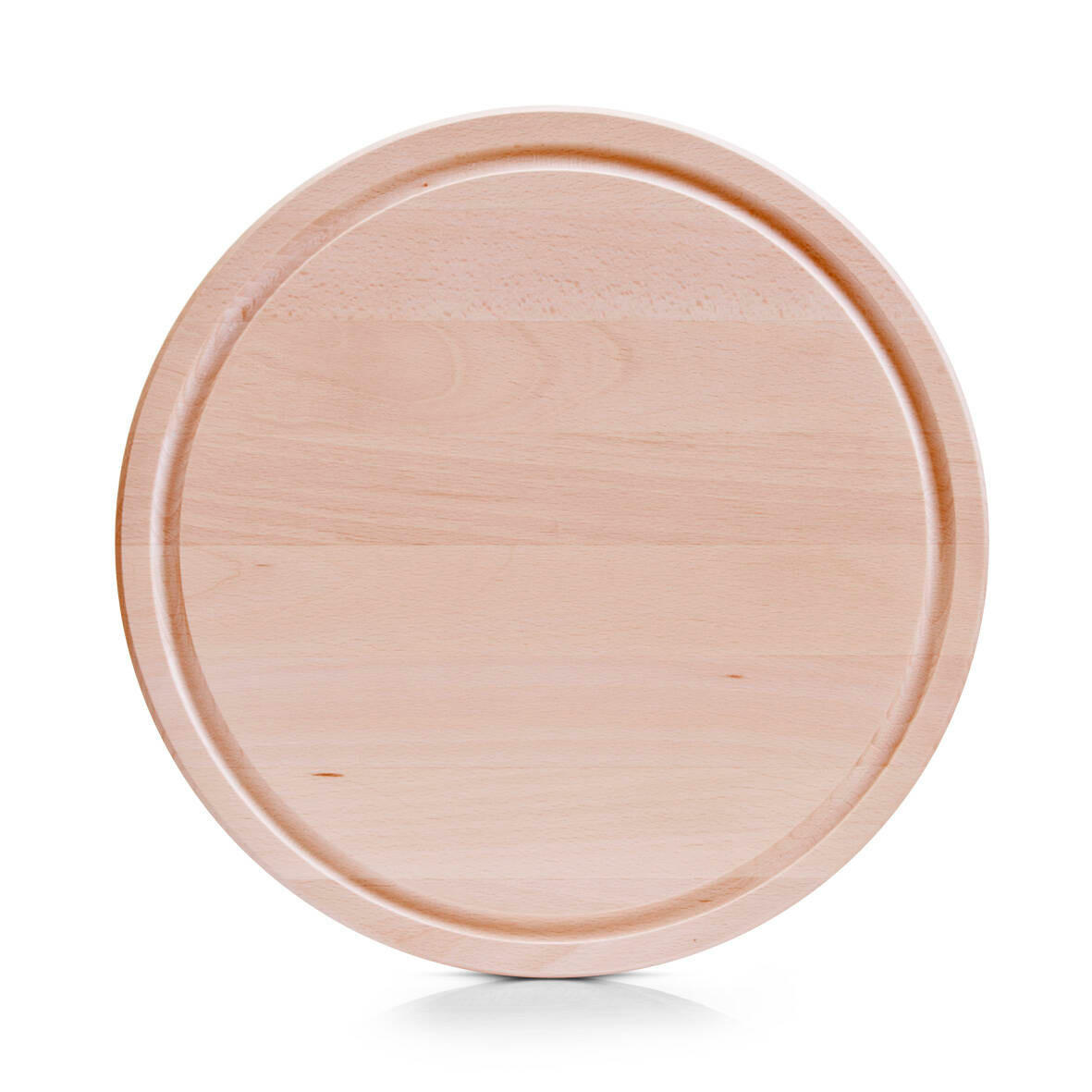 SCHNEIDEBRETT Buchenholz Ø 31 cm - Braun, Holz (31/31cm)