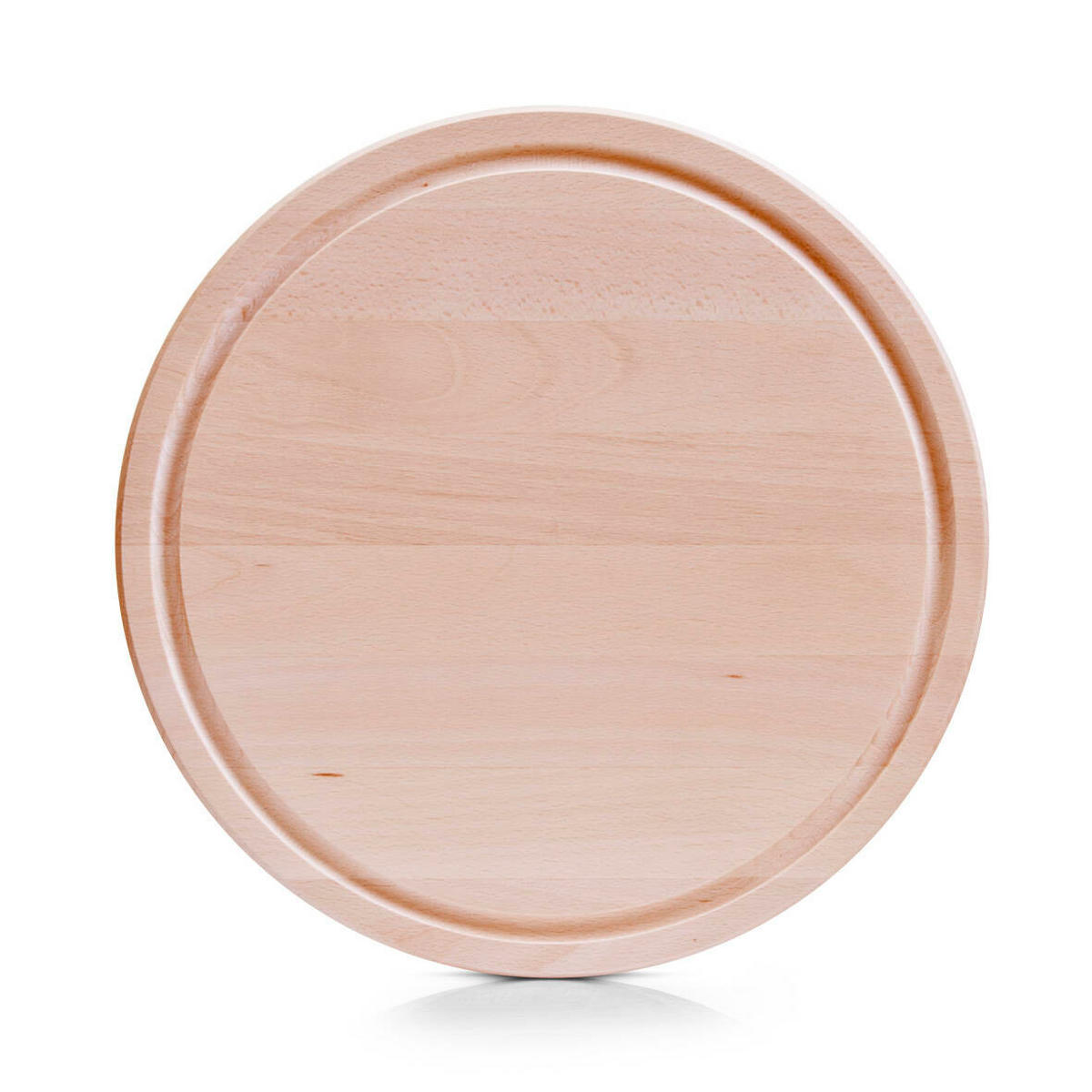 SCHNEIDEBRETT Buchenholz Ø 31 cm - Braun, Holz (31/31cm)