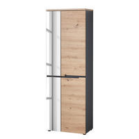 GARDEROBENSCHRANK mit Spiegel - 65 cm - Eiche Artisan, Holzwerkstoff (65/192/38cm) - home24