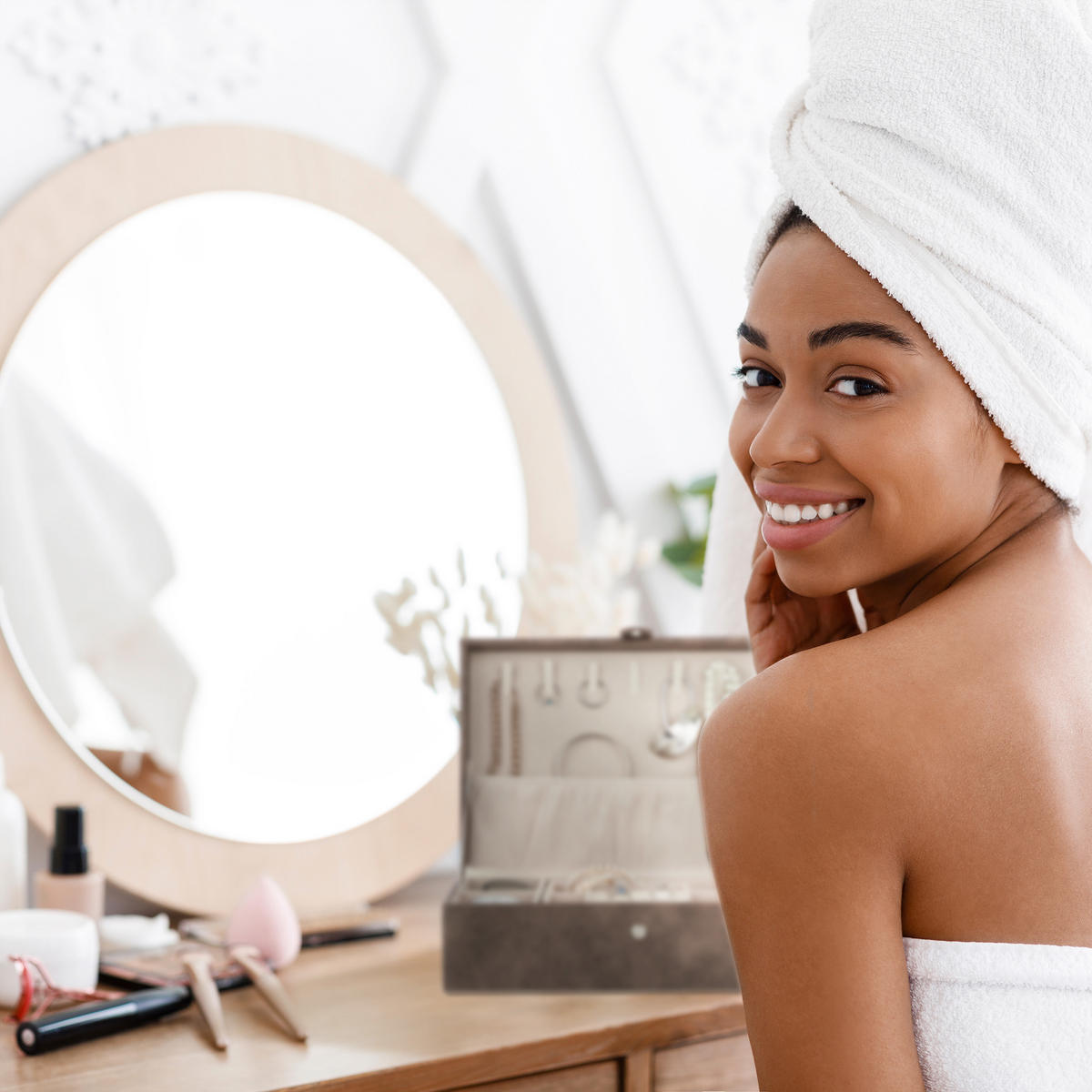 SCHMUCKKÄSTCHEN - Braun, Holzwerkstoff/Wellpappe (29/10/20cm) - Relaxdays