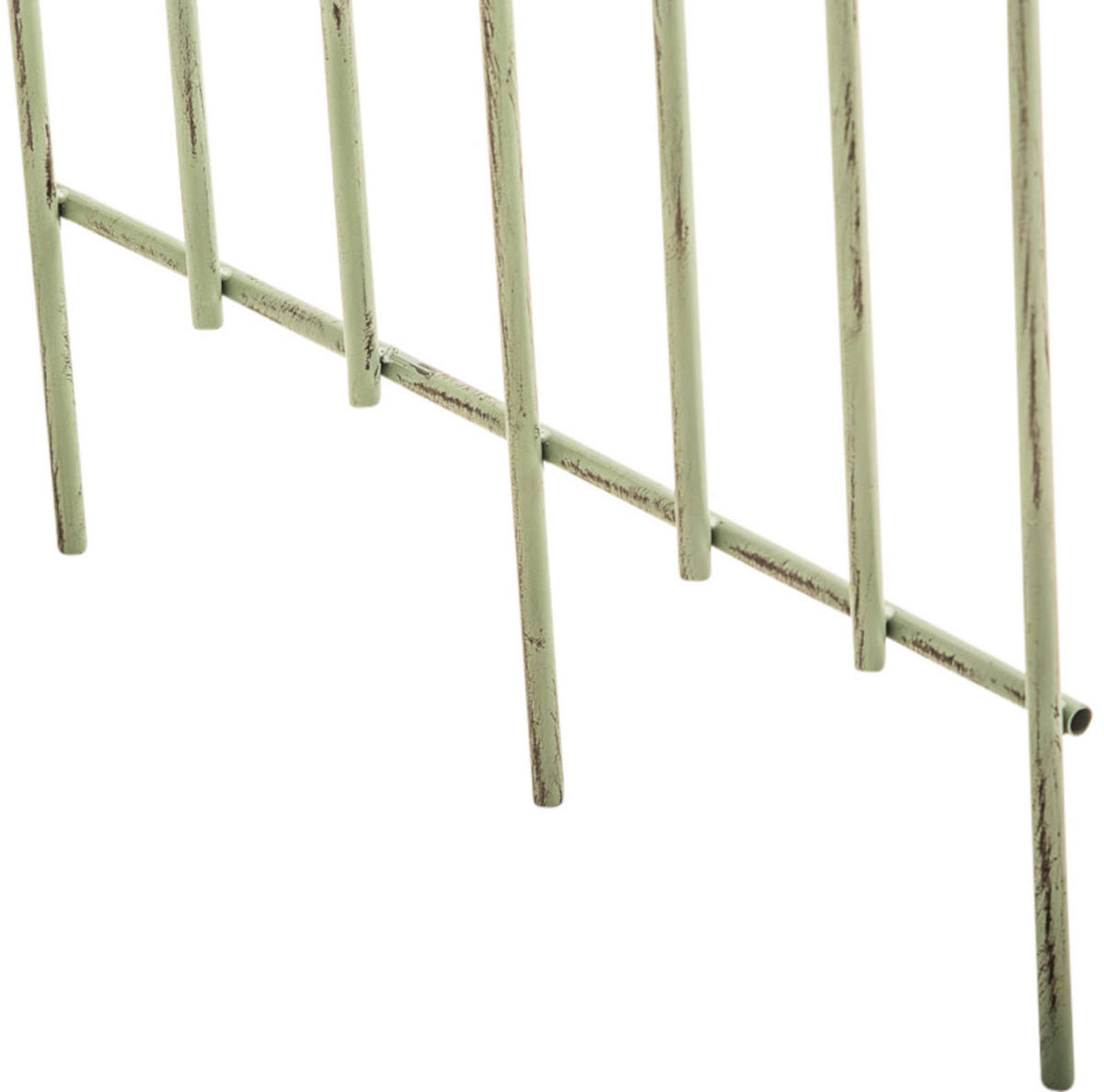 RANKGITTER 2er Set Metall antik-grün - Grün, Metall (50/100/0.7cm) - CLP