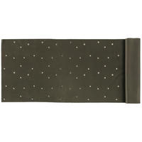 TISCHLÄUFER Samt Sterne 35/100 cm - Grün, Textil (200cm)