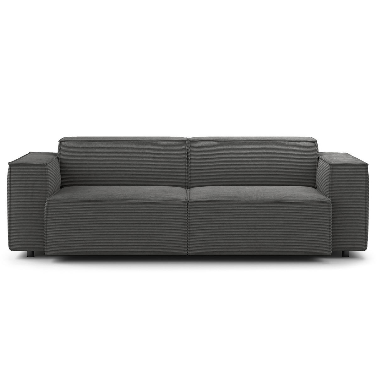 2,5-SITZER SOFA - Anthrazit, Textil (223/70/96cm) - home24