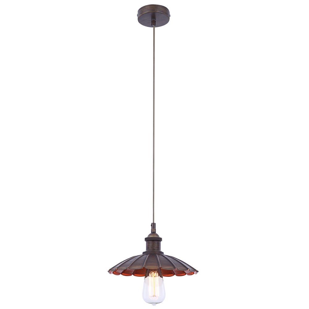 HÄNGELEUCHTE Glas Braun - Braun, Glas (25/25/130cm) - Globo Lighting