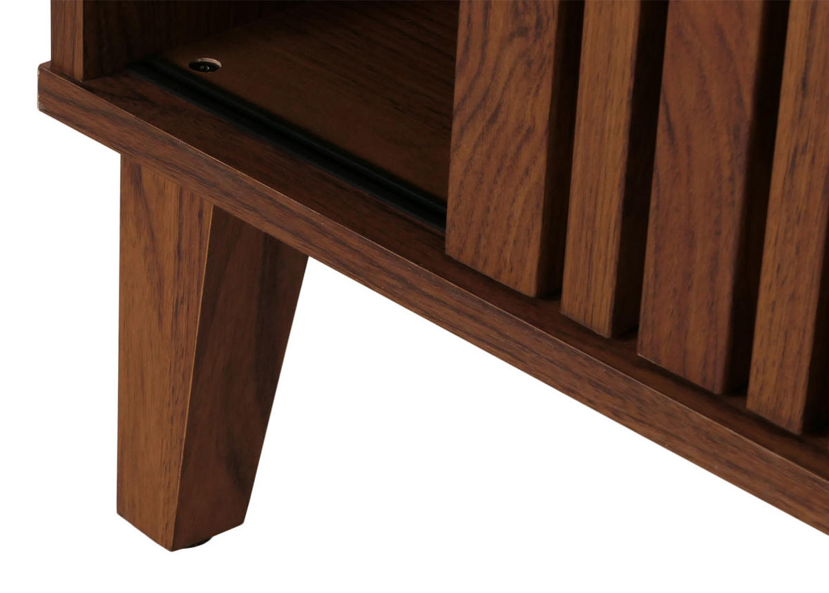 BÜCHERREGAL Walnuss Dekor - Walnussfarben, Holz (75/178/35cm) - MCW