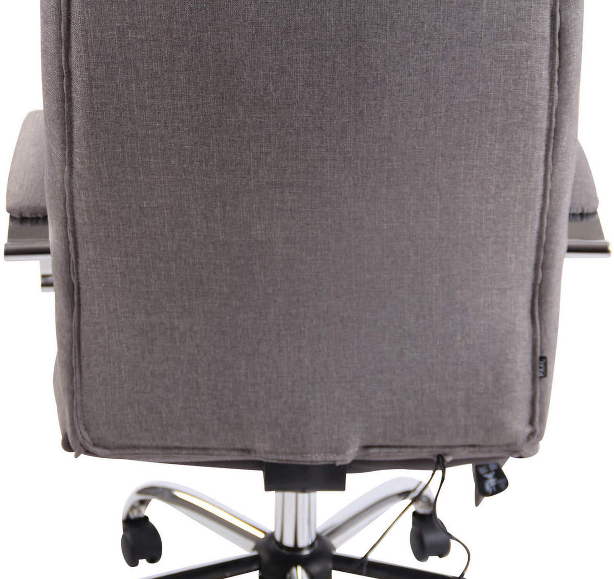 BÜROSTUHL Portofino, Stoff mit Massagefunktion Grau - Grau, Textil/Metall (63/124/72cm) - TPFLiving
