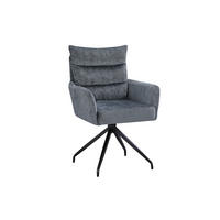 ESSZIMMERSTUHL Hamburg, Webstoff, Grau - Grau, Textil (49/91/49cm) - dasmöbelwerk
