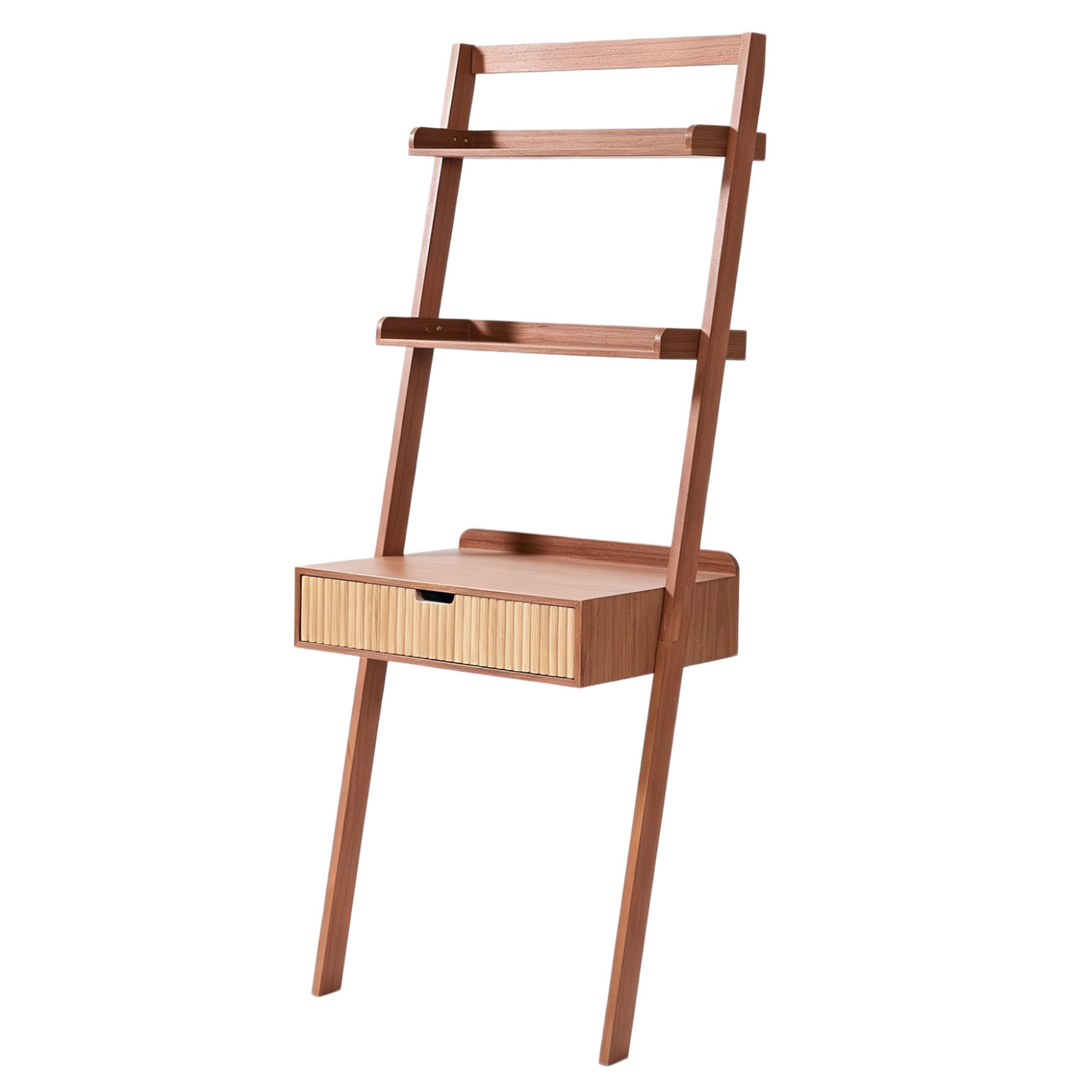 Nordlys Wandschreibtisch Dunkelbraun 65x170x50 cm