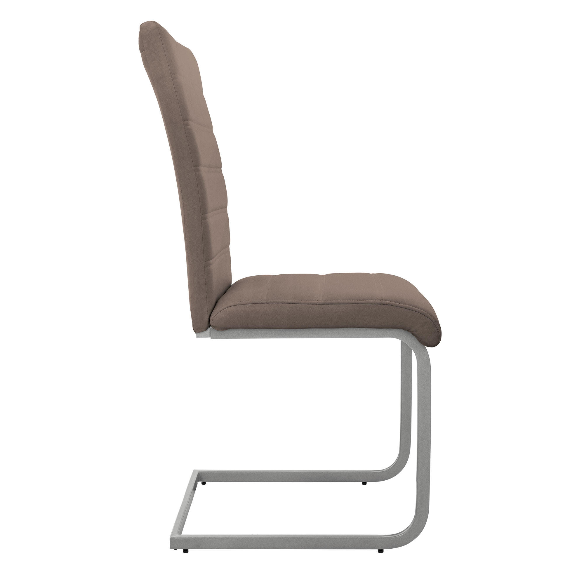 ESSZIMMERSTUHL braun 4er Set - Braun, Metall (40/102/57cm) - ML-DESIGN