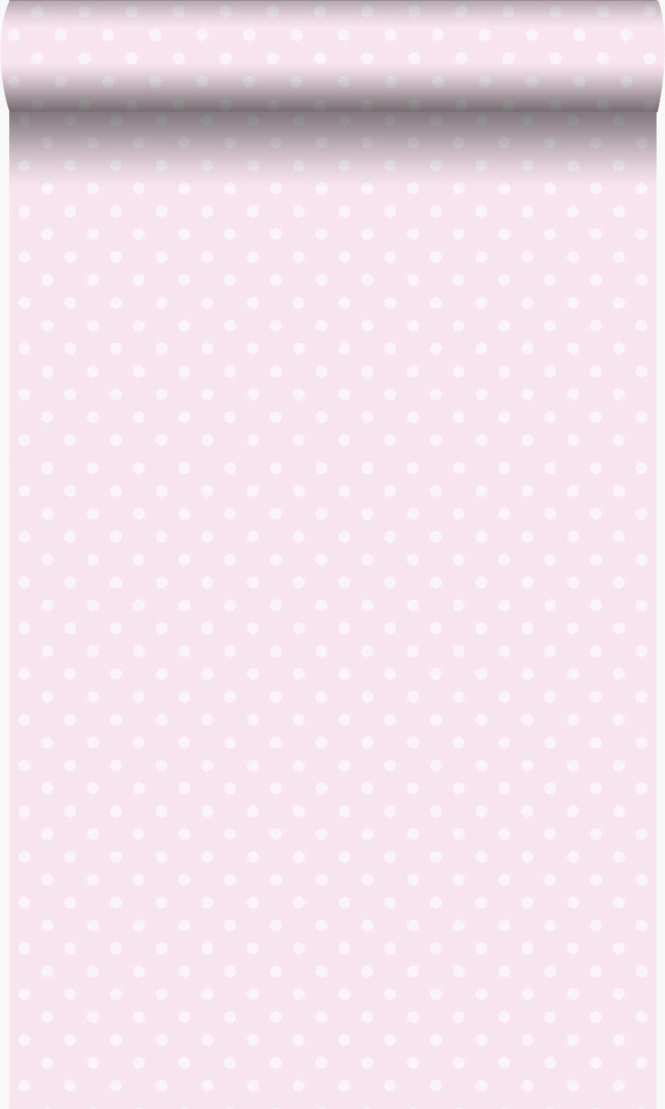 TAPETE Punkte 53 cm x 10.05 m - Pink, Papier (53/1000cm) - Origin Wallcoverings