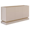 SIDEBOARD Zarpant K160 3D - Sandfarben/Eichefarben, Holzwerkstoff (160/75/37cm) - MIRJAN24