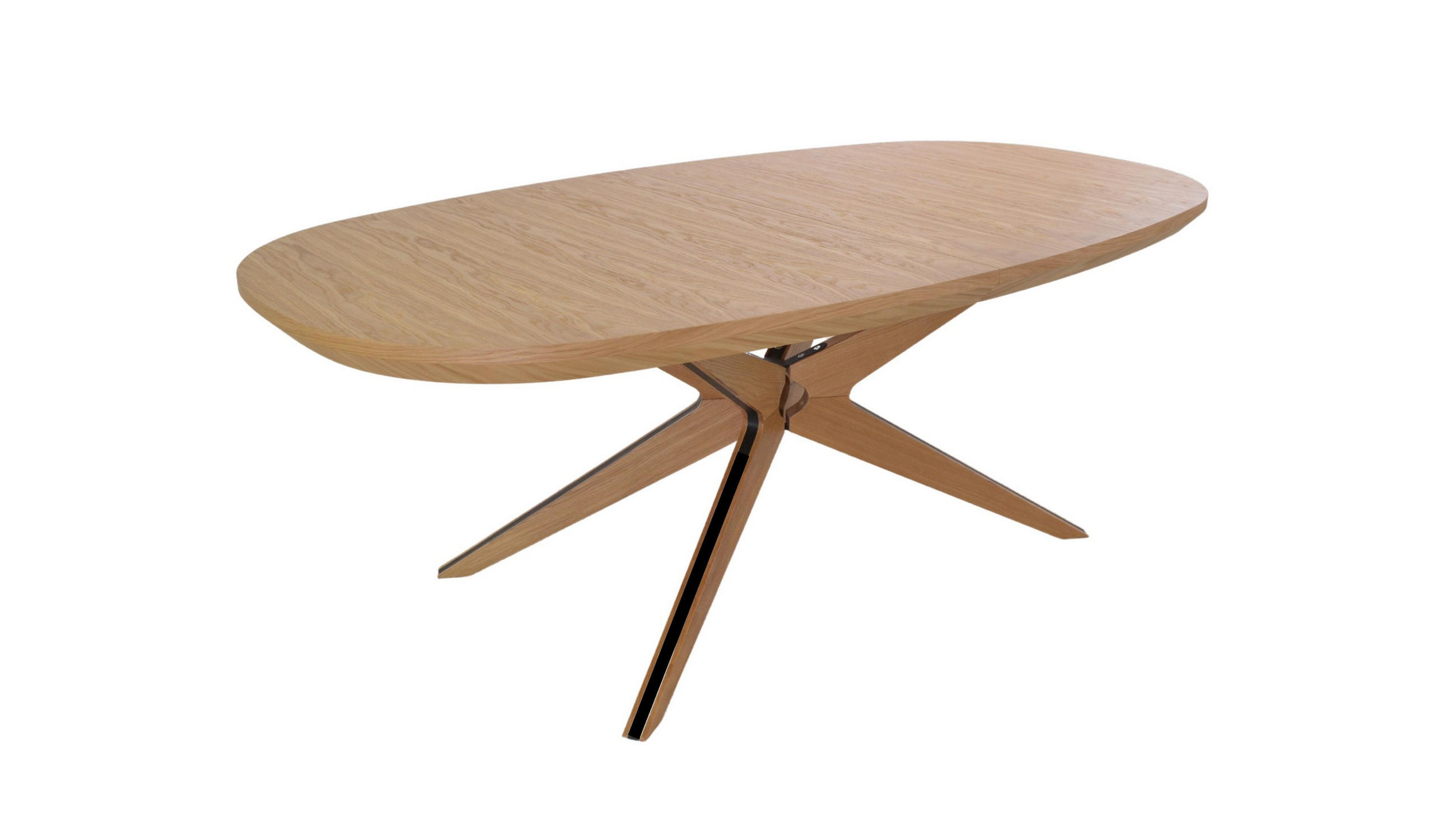 ESSTISCH BASTION Ausziehbar 200 - 300 / 110 x 76 cm - Eichefarben, Holz (200/110/76cm) - MASSENO