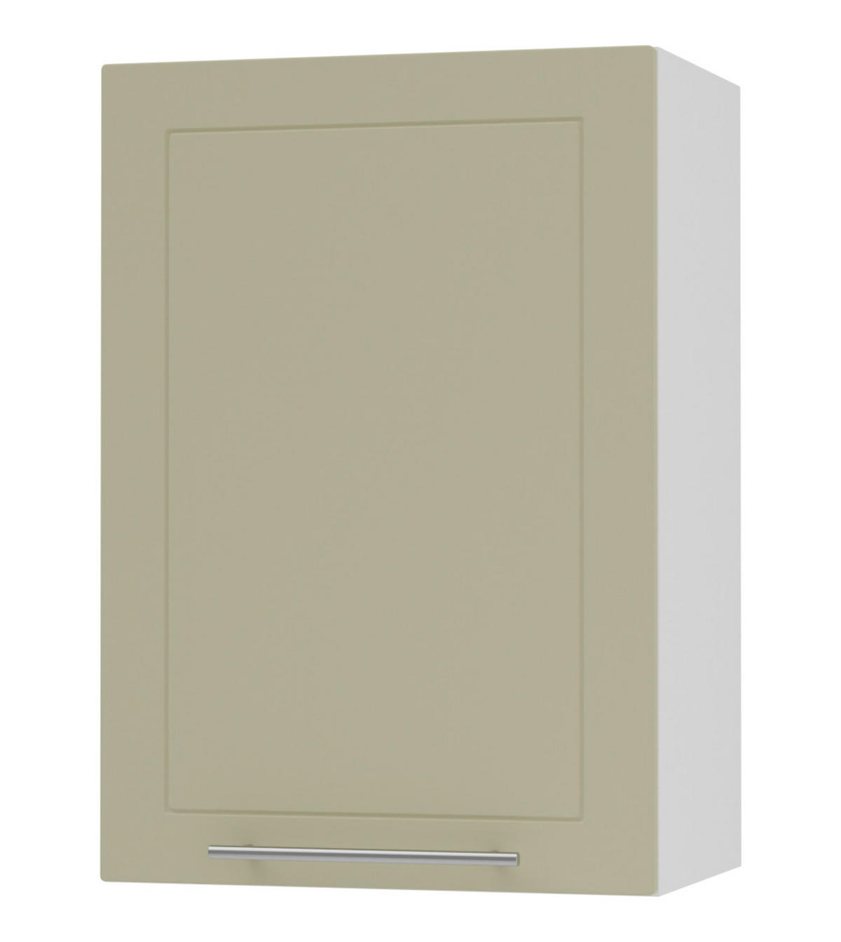 KÜCHENHÄNGESCHRANK Kvantum W2/50 Weiß Matt / Weiß Matt 50 / 32,5 / 72cm - Creme/Weiß, Holz/Holzwerkstoff (50/72/32.5cm) - Feldmann-Wohnen