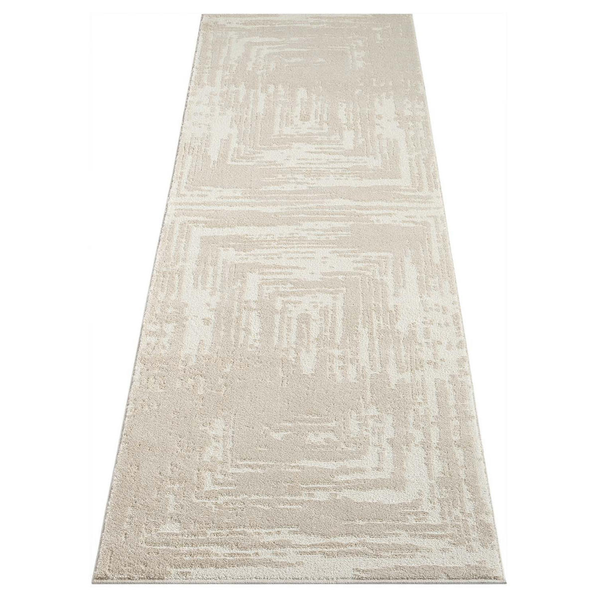 KURZFLOR-TEPPICH Flair 171 Beige 80x300 cm - Beige, Textil (80/300cm) - carpet city