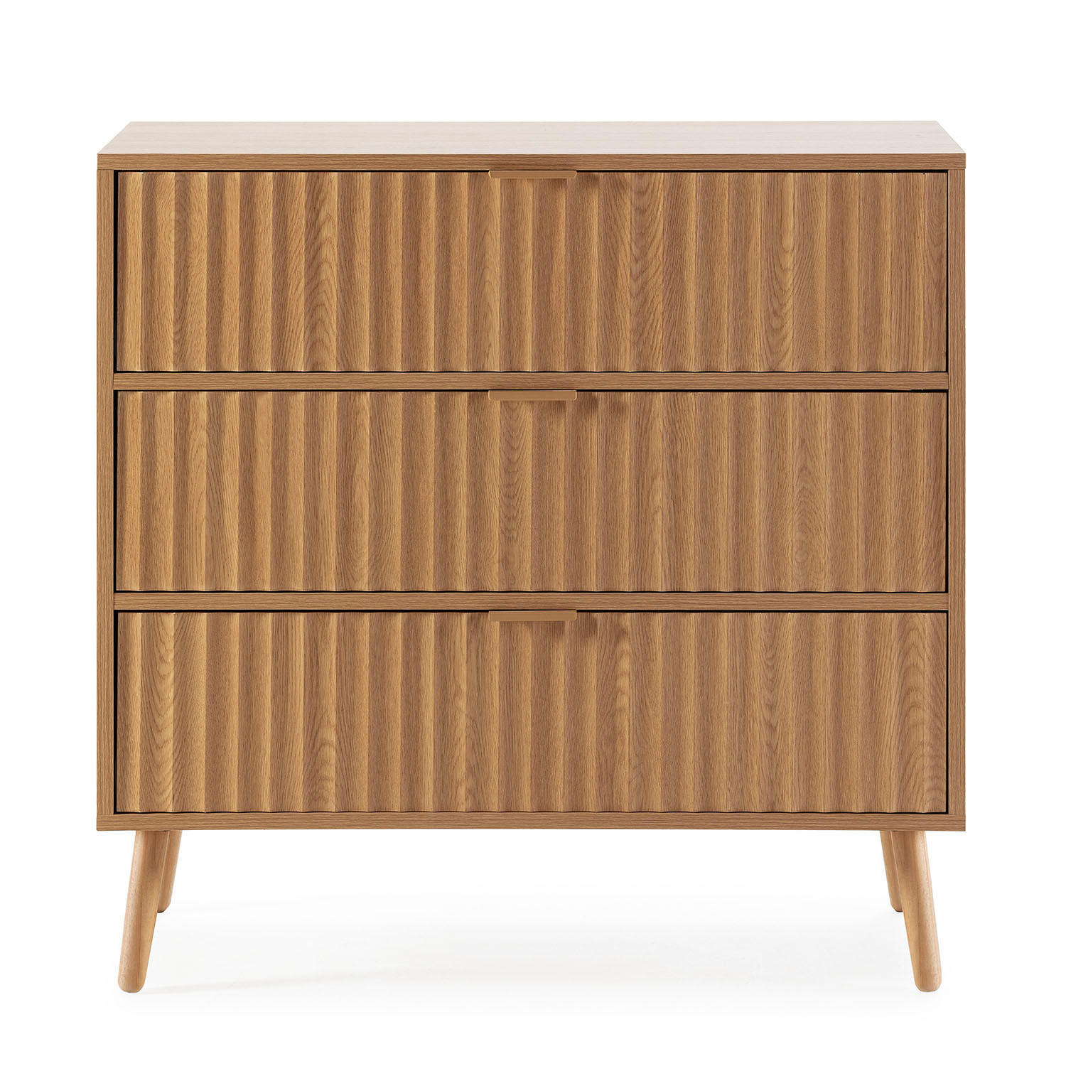 KOMMODE 80/80/40 Lluvia Eiche - Honigeiche, Holzwerkstoff (80/80/40cm)