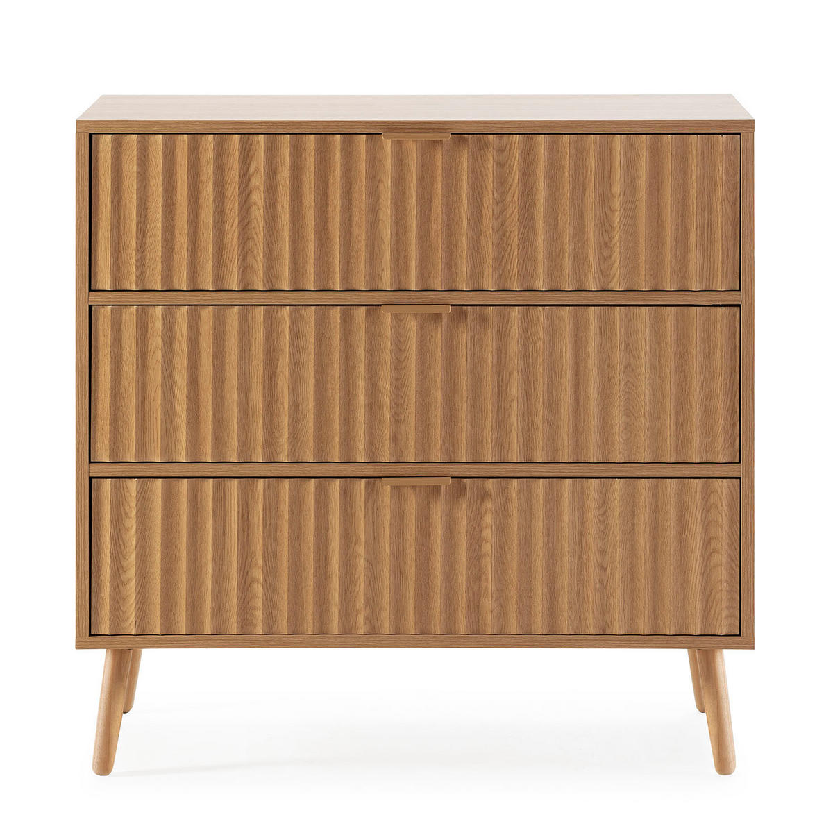 KOMMODE 80/80/40 Lluvia Eiche - Honigeiche, Holzwerkstoff (80/80/40cm)