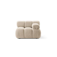MODUL rechts Bellis aus Boucle leichtes beige - Creme, Textil (94/70/94cm) - Micadoni