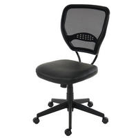 PROFI-BÜROSTUHL Schwarz - Schwarz, Textil (72/108/59cm) - MCW