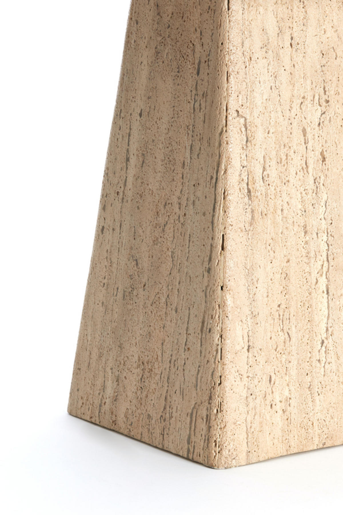 BEISTELLTISCH Kepami Braun 40/40/49 cm - Braun, Stein (40/40/49cm) - Light & Living