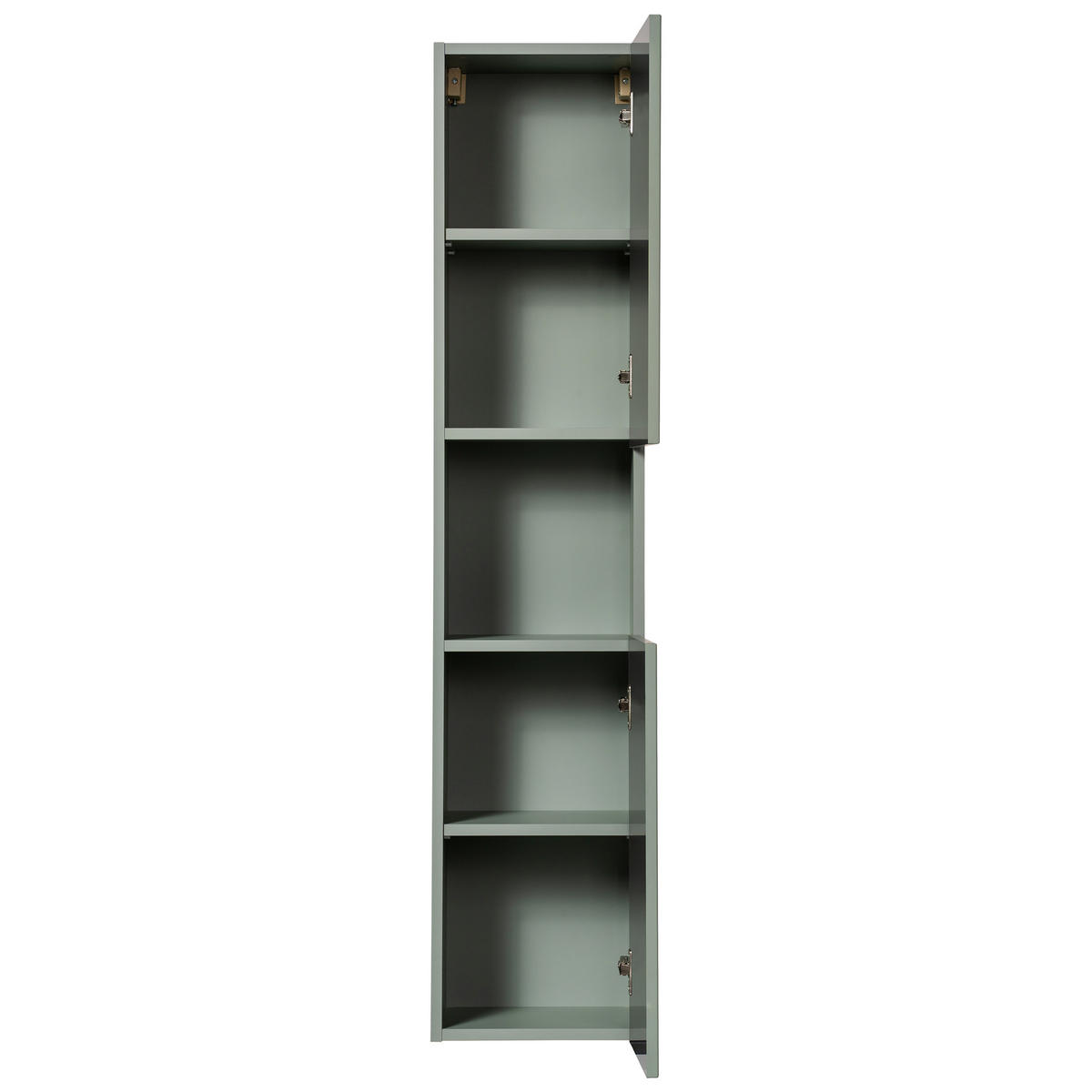 HOCHSCHRANK NALVIK SZK1 Profilierte Fronten Grün - Grün, Holzwerkstoff (30/140/25cm) - Komodee