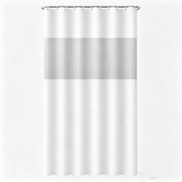 DUSCHVORHANG – Breite 180 x Höhe 180 cm – Weiß – Inklusive Haken - Weiß, Kunststoff (180/180cm)