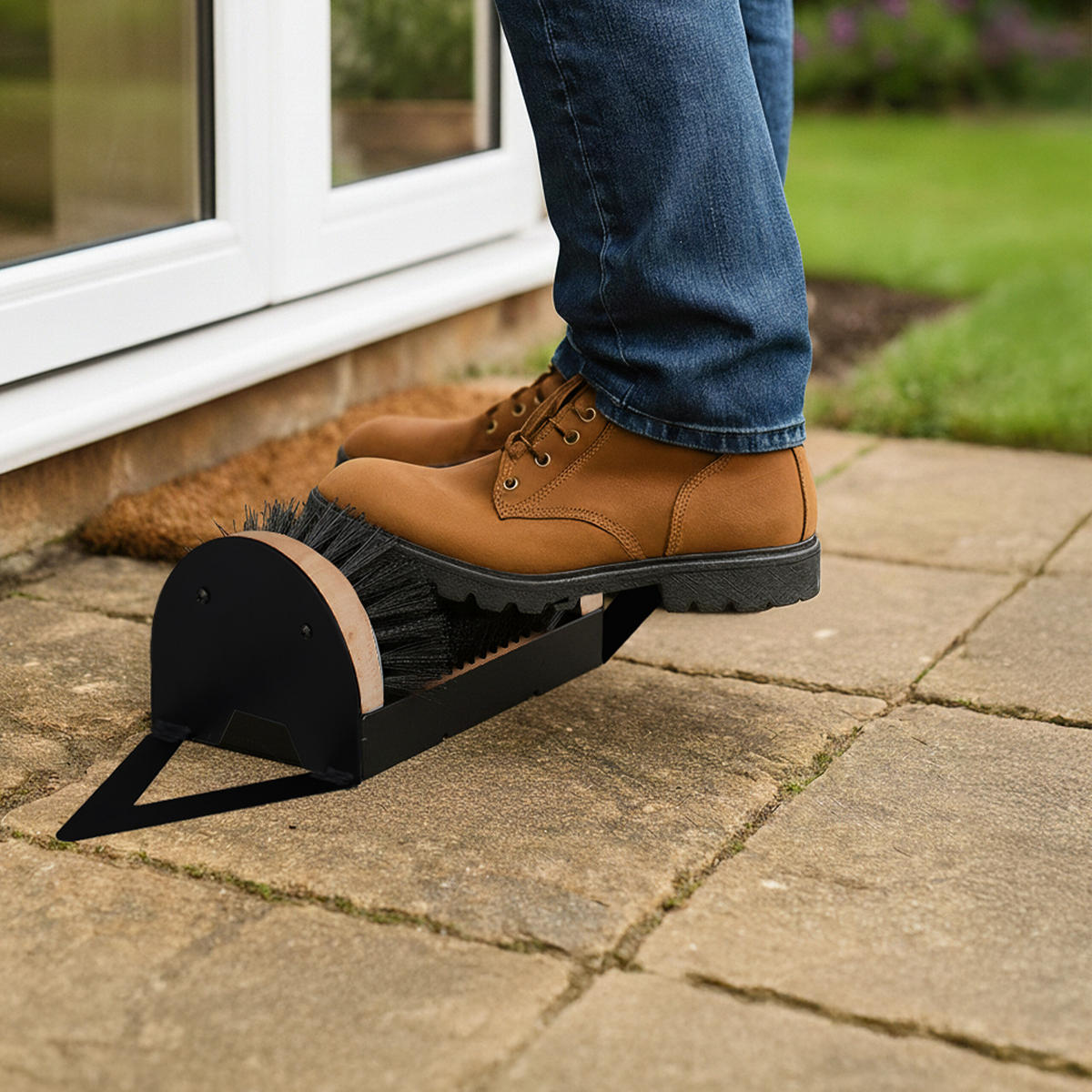 SCHUHABSTREIFER - Schwarz, Holz/Kunststoff (47.5/15.5cm) - Relaxdays