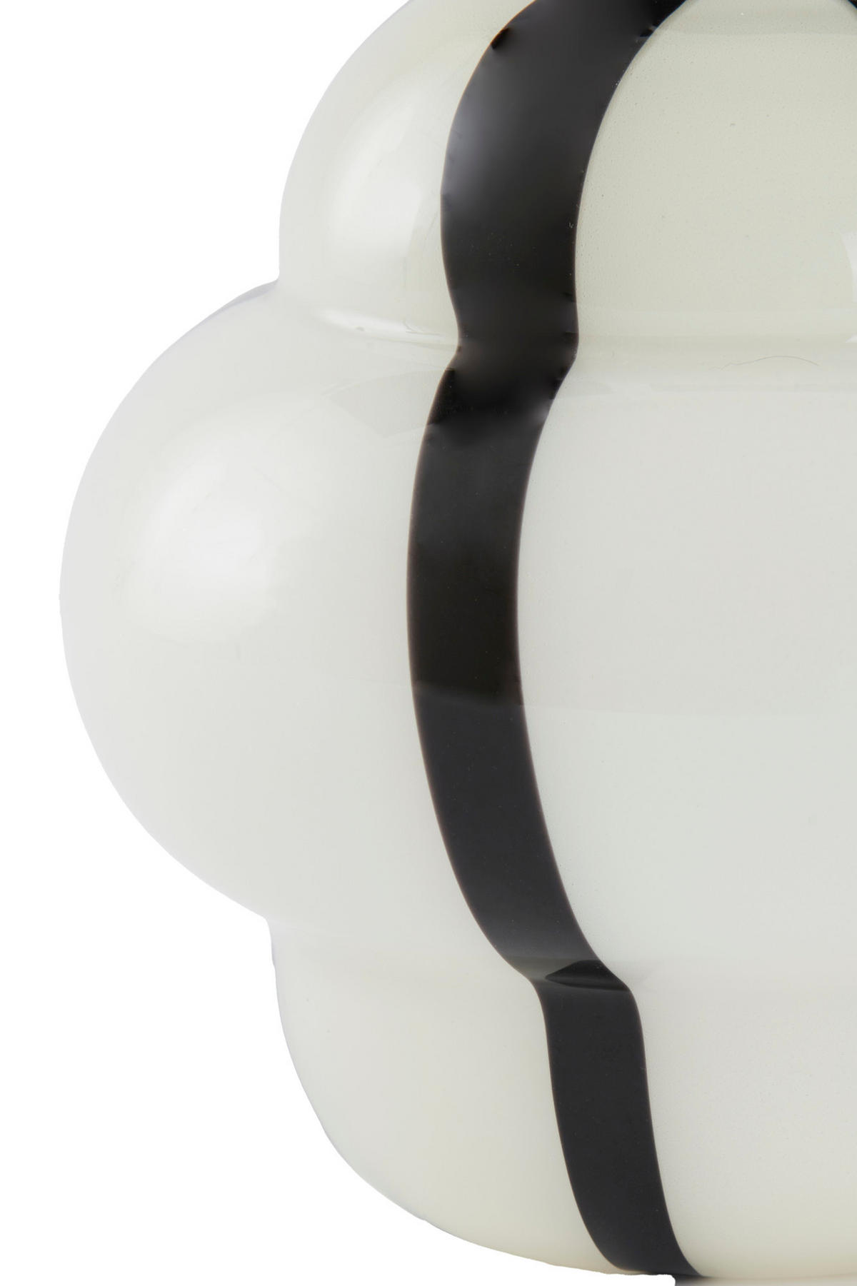 LAMPENFUSS Ylien Weiß Ø22/28 cm - Weiß, Glas (22/22/28cm) - Light & Living