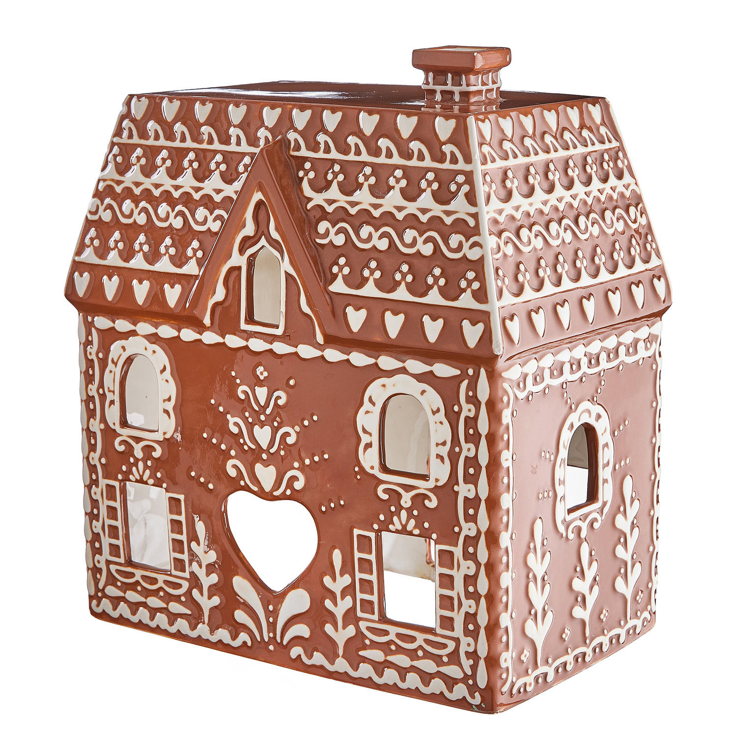 DEKO-HAUS Gingerbread - Braun, Keramik (21/14/24cm) - Butlers