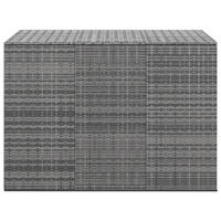GARTEN-KISSENBOX PE Rattan 145x100x103 cm Grau - Grau, Kunststoff (145/103/100cm) - furnicato