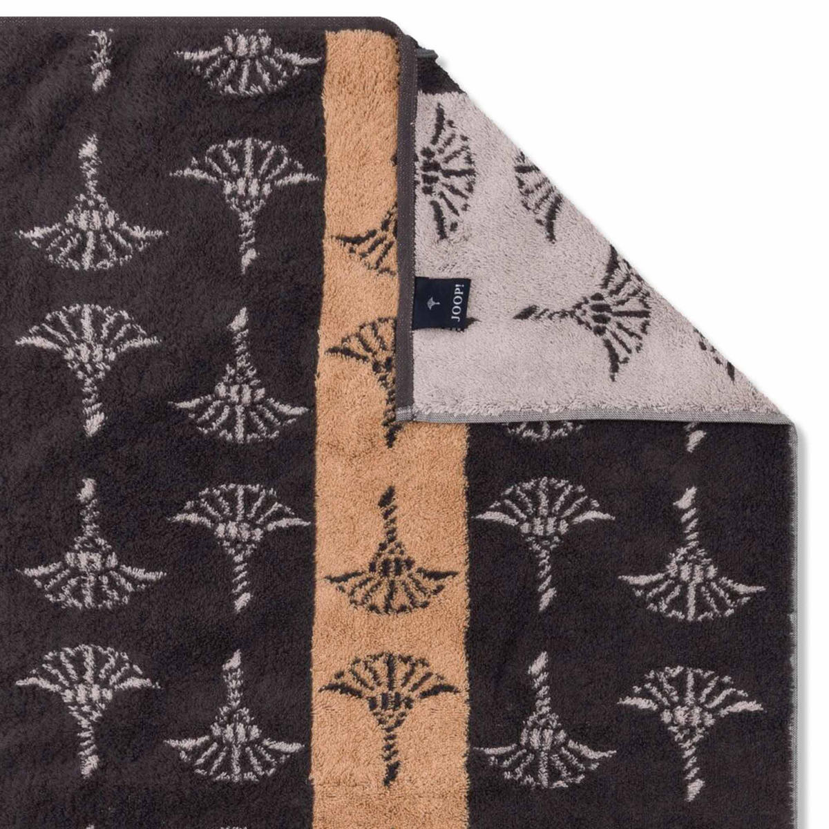 HANDTUCH DIVIDED CORNFLOWER 1706 STEIN - 73 - Grau, Textil (50/100cm) - Joop!