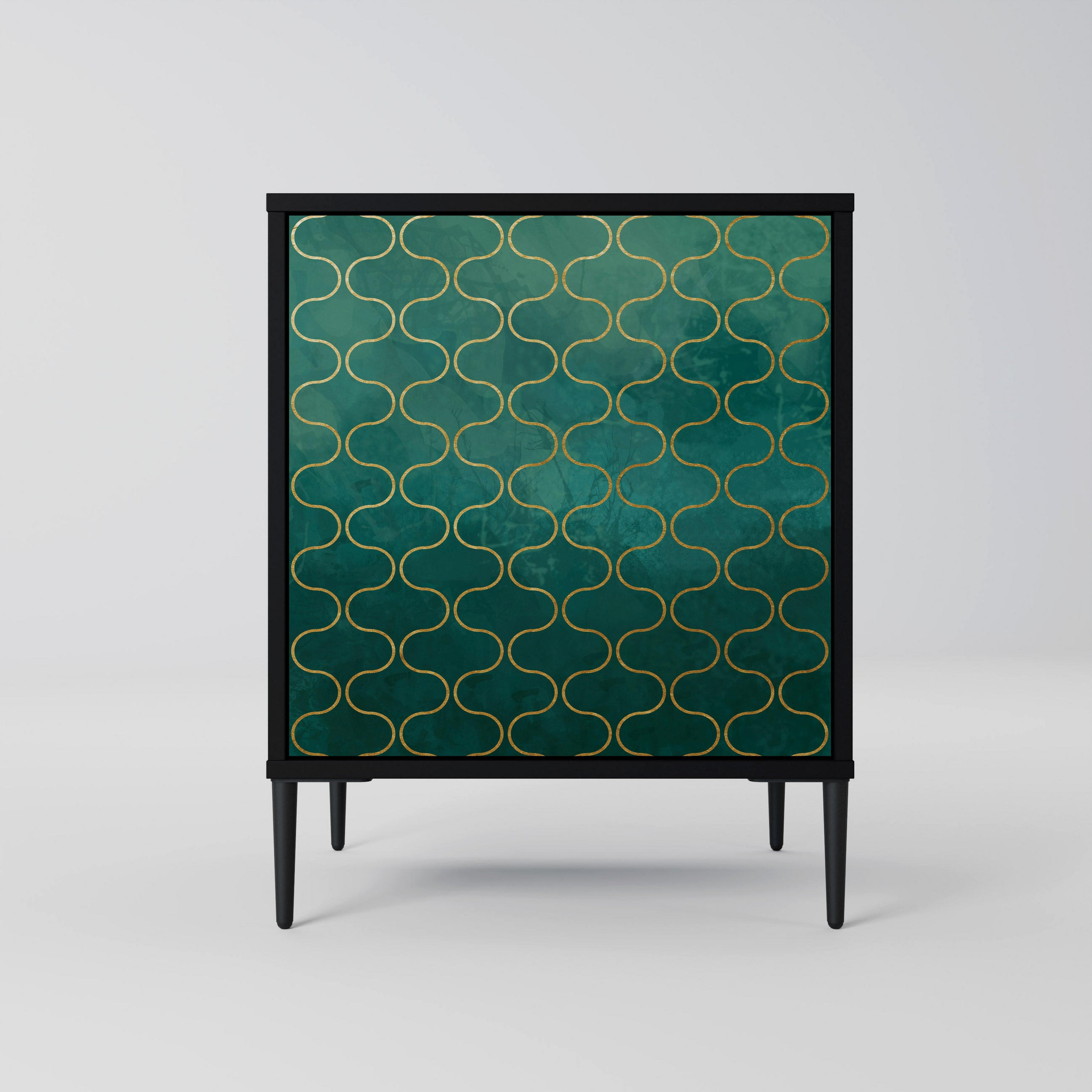 SpaceRebels Sideboard Schwarz 57.5x72.5x42 cm