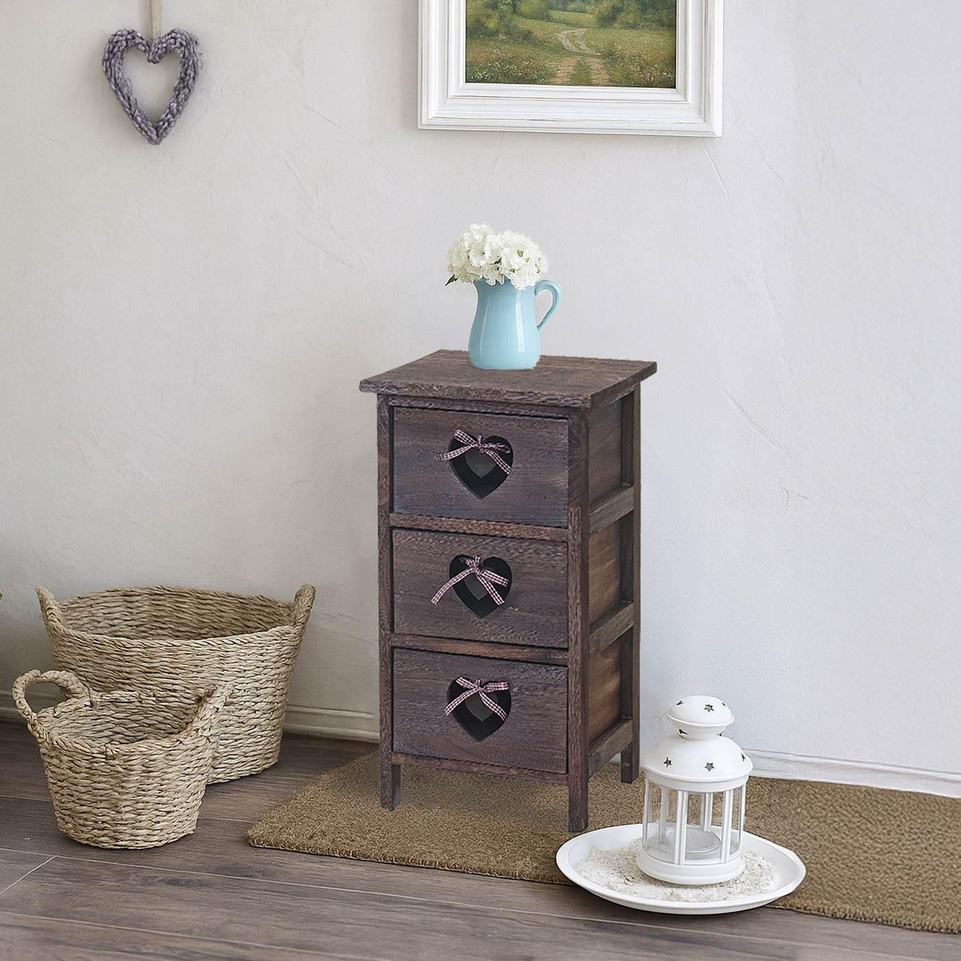 KOMMODE Braun - Braun, Holz (29/55/25cm) - MCW