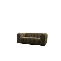 SOFA 2-sitzer Solvie In Moly - Grün, Holzwerkstoff/Textil (200/75/106cm) - Fun Möbel