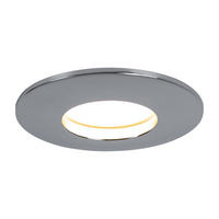 LED EINBAULEUCHTE Chrom Silber - Silberfarben, Metall (8.3/8.3/3.5cm)