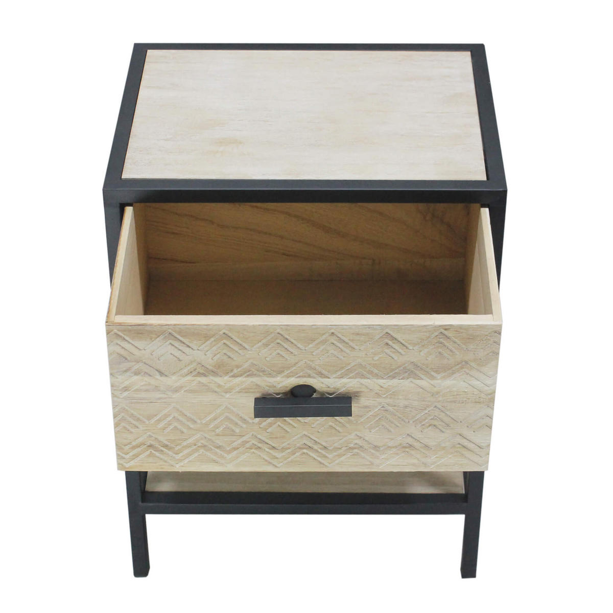 NACHTTISCH Braun 25/35/48 cm - Braun, Holz (25/48/35cm) - Mobili Rebecca