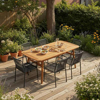 GARTENSESSEL-SET Nardo 2-er Dunkelgrau aus Te/til/Metall - Dunkelgrau, Metall (1/82/58cm)