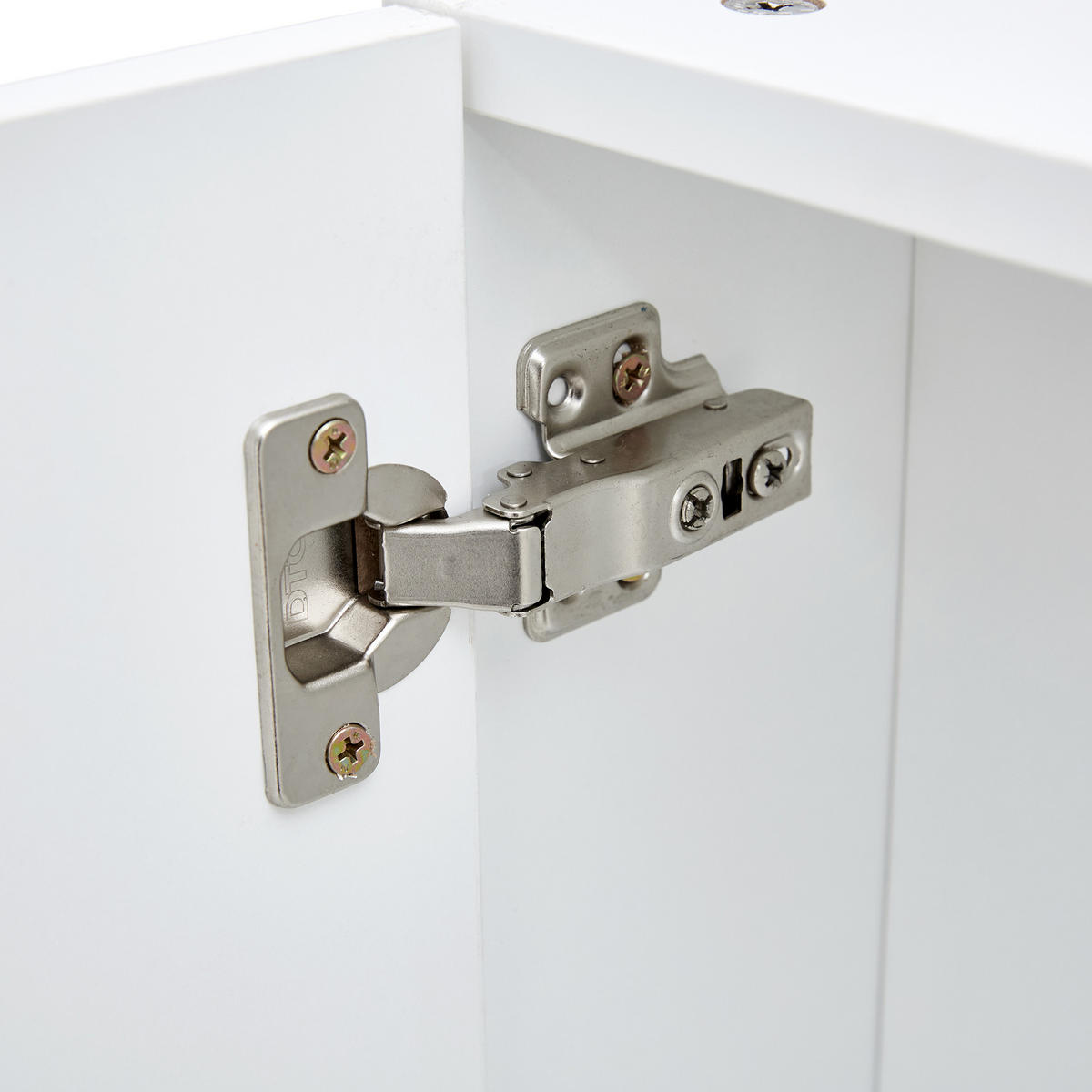 SPIEGELSCHRANK Weiß wandhängend mit Spiegeltür und Stauraum 55/13/56 cm - Transparent, Holzwerkstoff (55/56/13cm) - PANGIVO