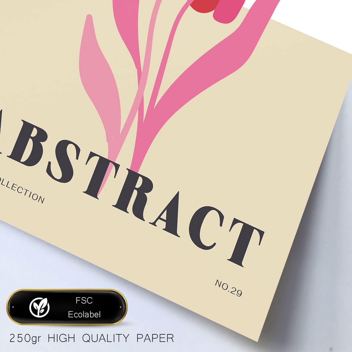 POSTER Set Mit 6 Blumen Hof Natur Und Botanikdrucke Für Innenarchitektur A3 & A4 Weißer Rahmen - Weiß, Papier (29/3cm) - Nacnic