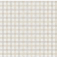 TAPETE Karomuster 53 cm x 10 m - Beige, Papier (53/1000cm) - Sanders & Sanders