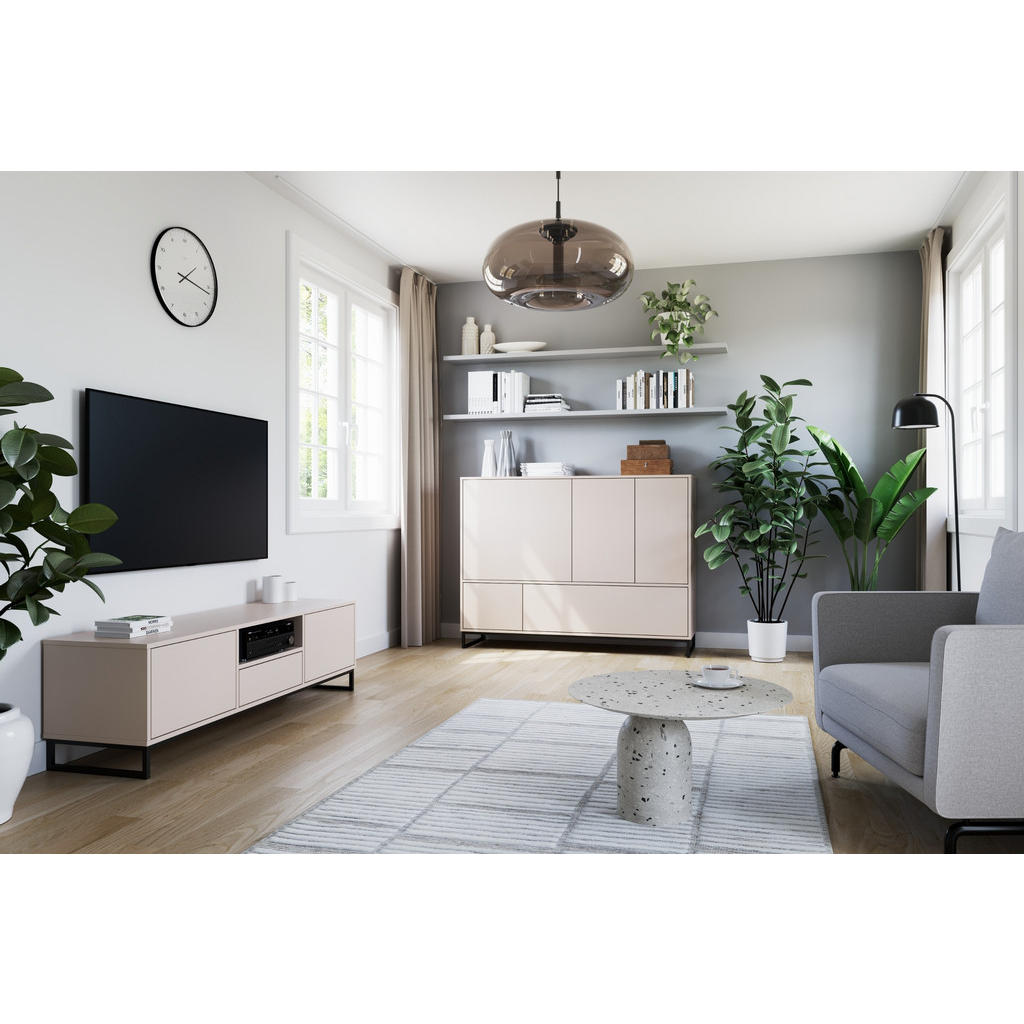 Thumbnail - Deine Möbel 24 Kommode, Beige, Holzwerkstoff, 160x120x45 cm, Wohnzimmer, Kommoden & Sideboards, Kommoden