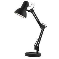 LED SCHREIBTISCHLEUCHTE Metall Schwarz - Schwarz, Metall (40/42/62cm) - Globo Lighting