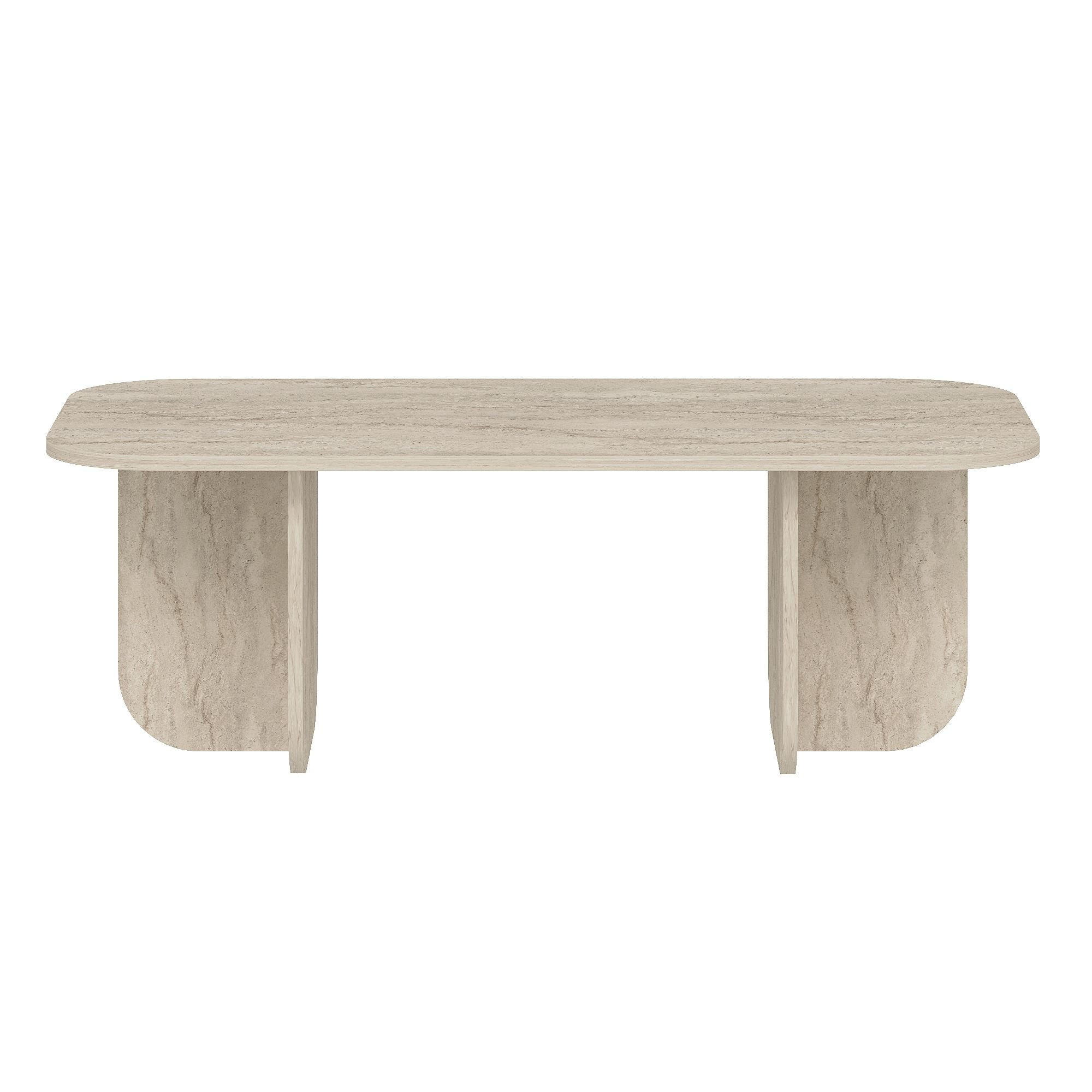 COUCHTISCH becaj beige - Beige, Holz (120/60/41cm) - Habitat Garten