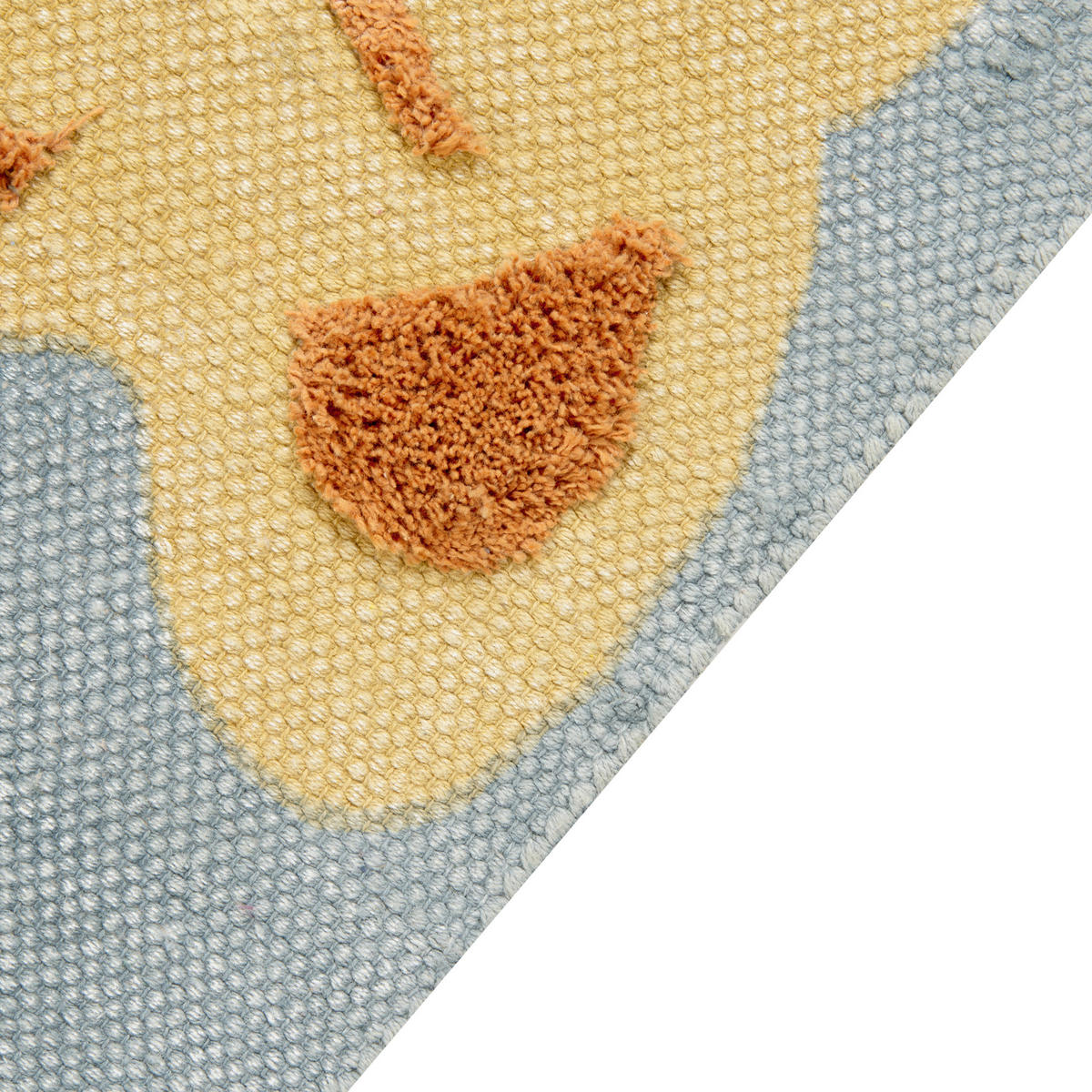 KINDERTEPPICH Tangse 150/80 cm - Gelb, Textil (80/150cm) - Beliani