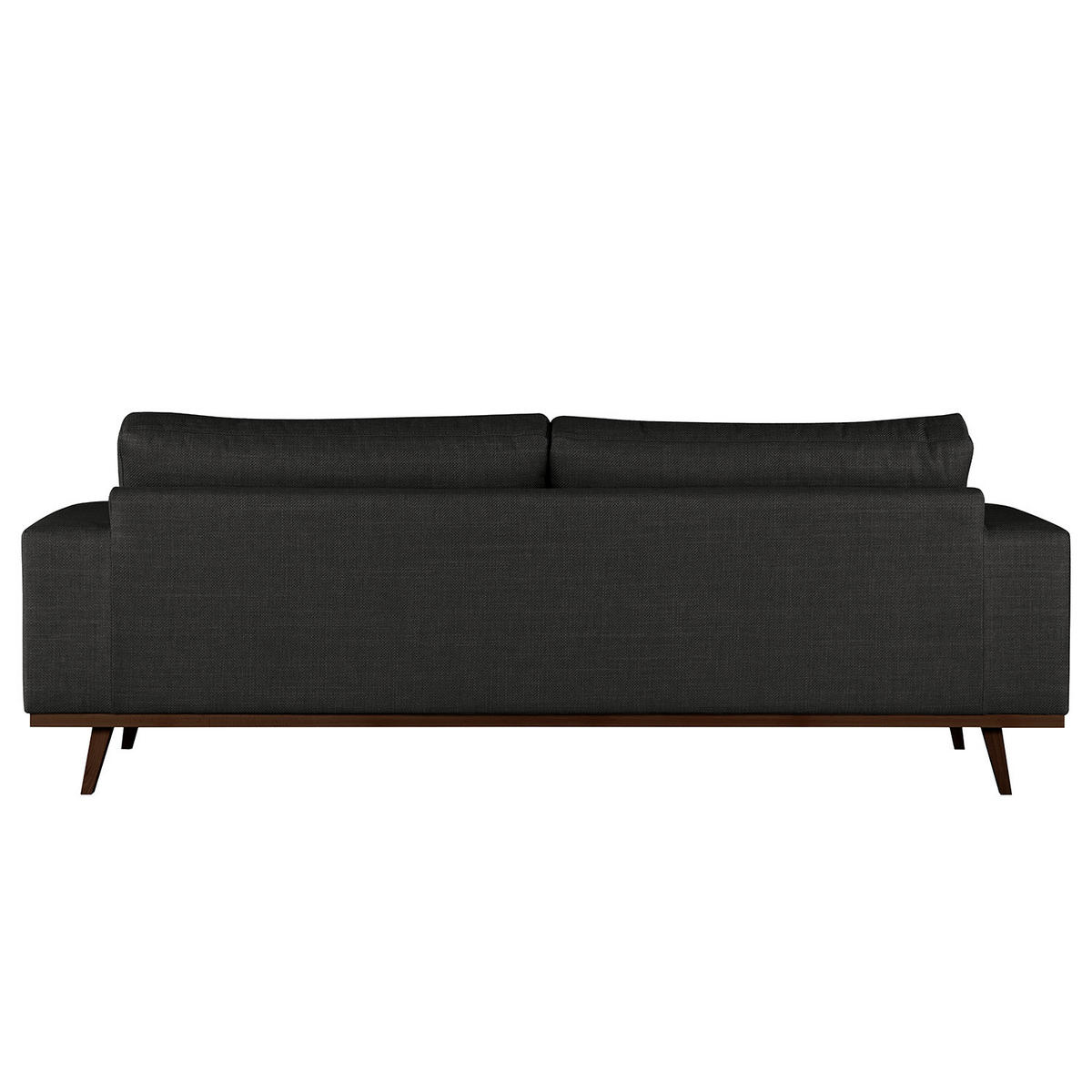 2-SITZER SOFA - Buchefarben/Schwarz, Buchenholz/Textil (197/81/88cm) - home24