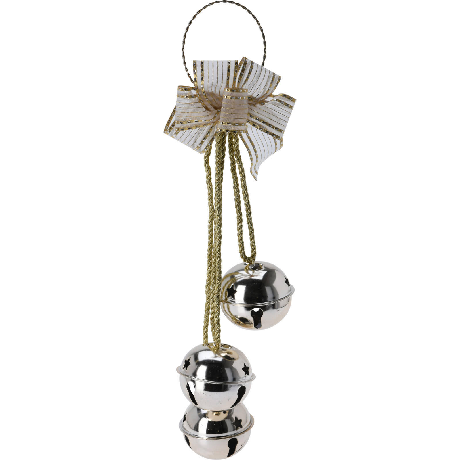 WEIHNACHTSSCHMUCK 3er-Set - Goldfarben, Kunststoff (14/46/14cm) - Home Styling Collection